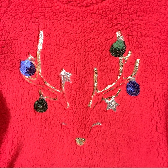 ✨HP✨Wallflower Holiday Sherpa Sweater - Red - XL - Picture 3 of 9